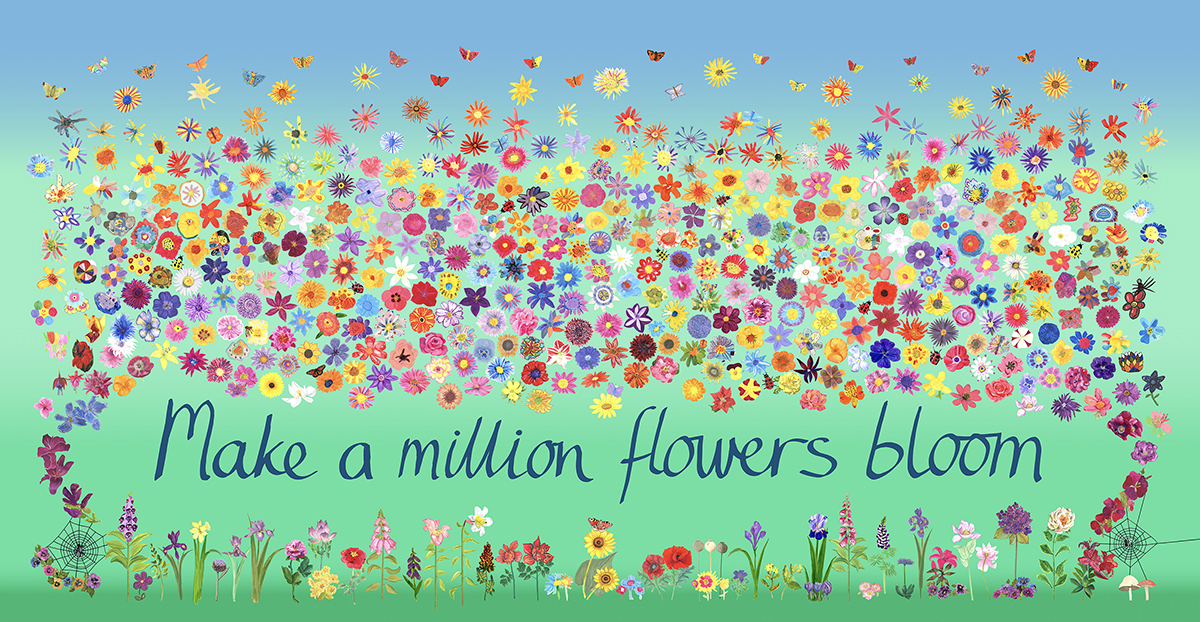 Million Flowers DigitalArtwork